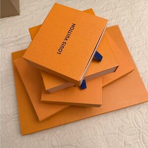 Authentic orange Louis Vuitton Empty box